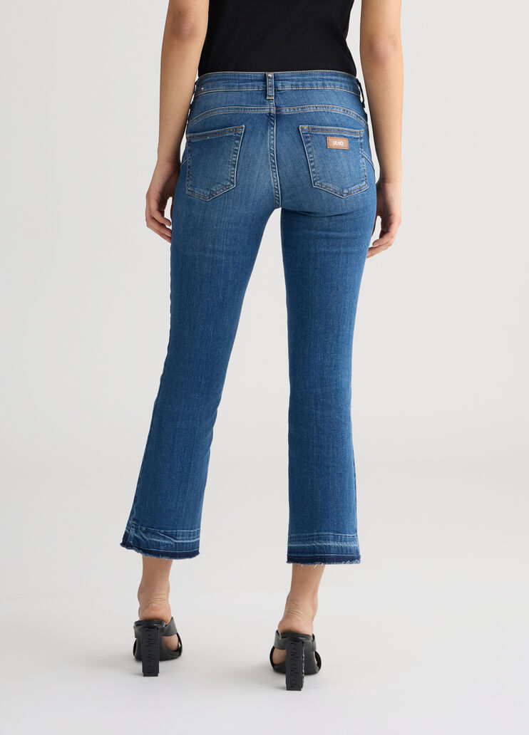 Dark blue bootcut jeans dark denim Liu Jo - large image number 1 Dark blue bootcut jeans dark denim Liu Jo - large image number 1