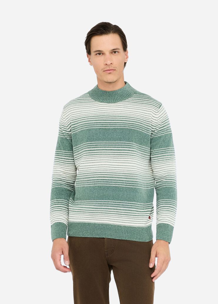 Striped chenille jumper green Liu Jo - medium Striped chenille jumper green Liu Jo - medium