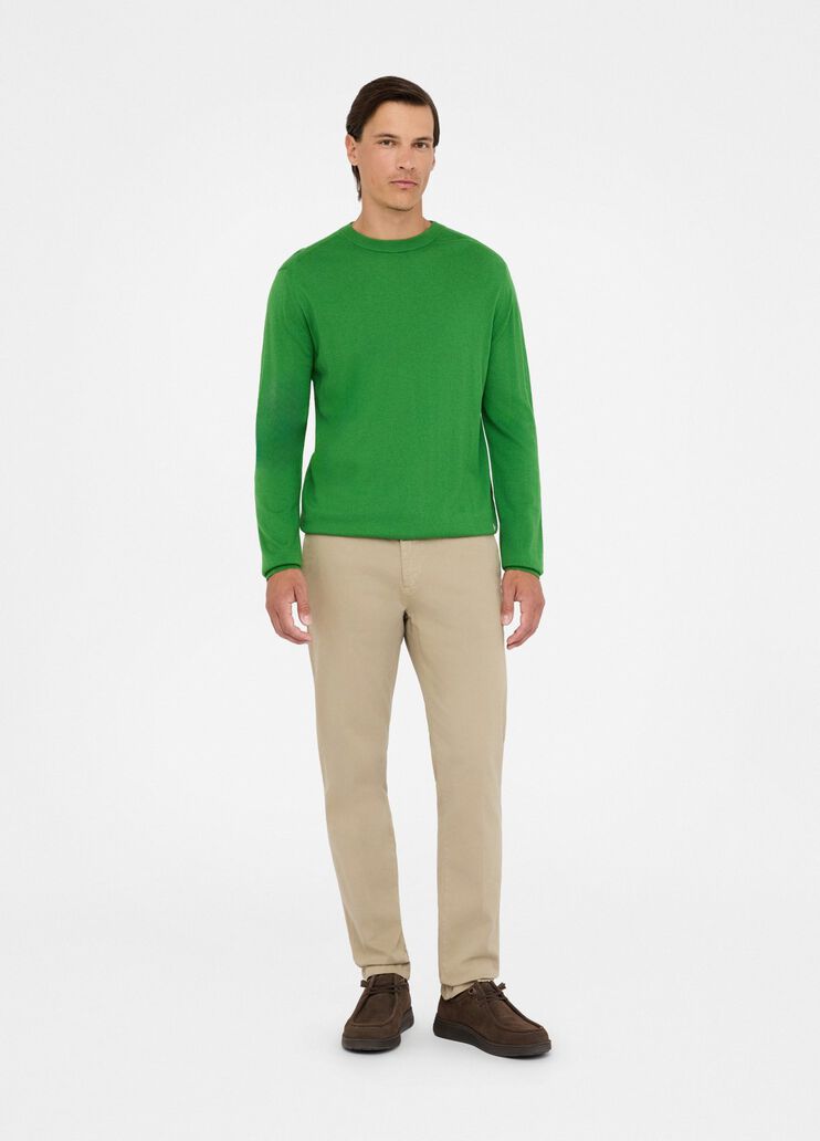 Cotton and silk jumper green Liu Jo - large image number 5