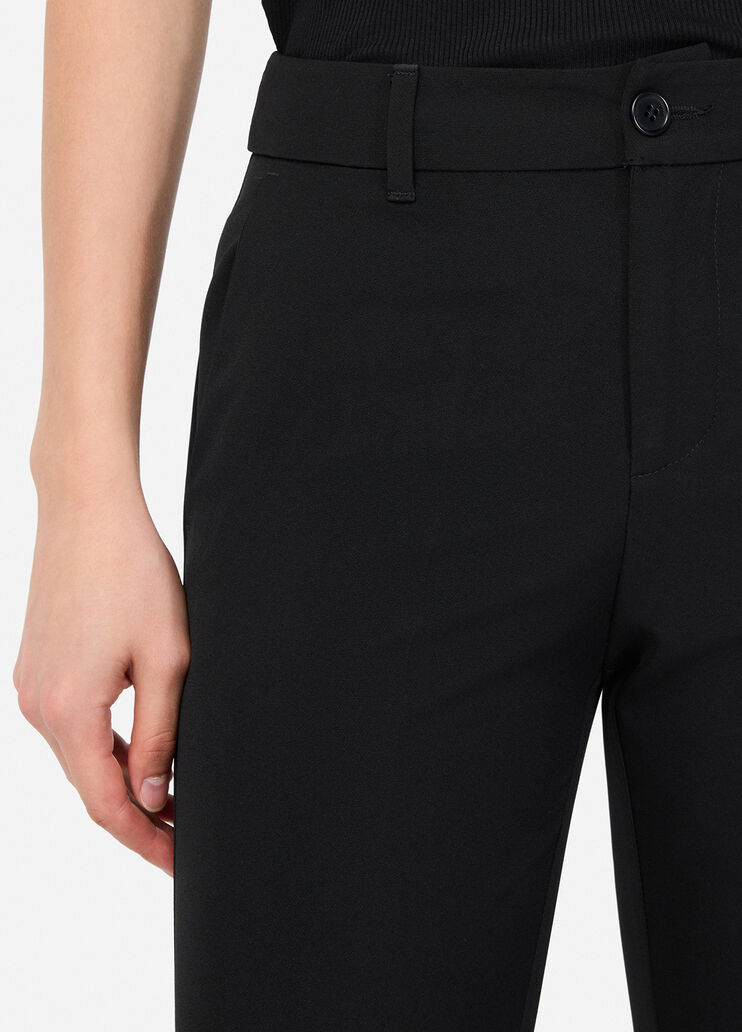 Elegant trousers with turn-ups black Liu Jo - large image number 2 Elegant trousers with turn-ups black Liu Jo - large image number 2