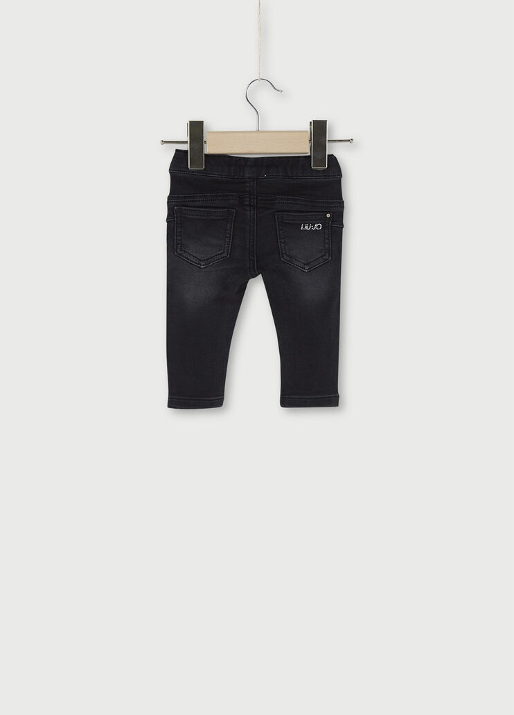 Infant skinny fit jeans Black denim Liu Jo - large image number 1 Infant skinny fit jeans Black denim Liu Jo - large image number 1