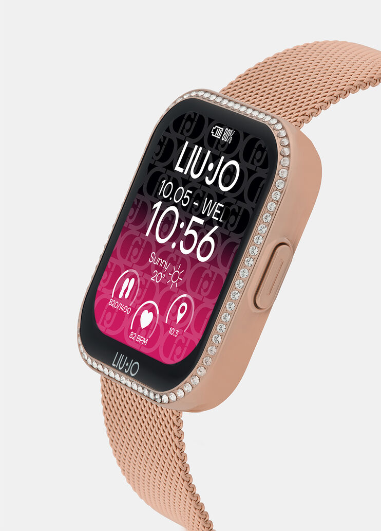 Smartwatch with steel strap rose gold Liu Jo - medium Smartwatch with steel strap rose gold Liu Jo - medium