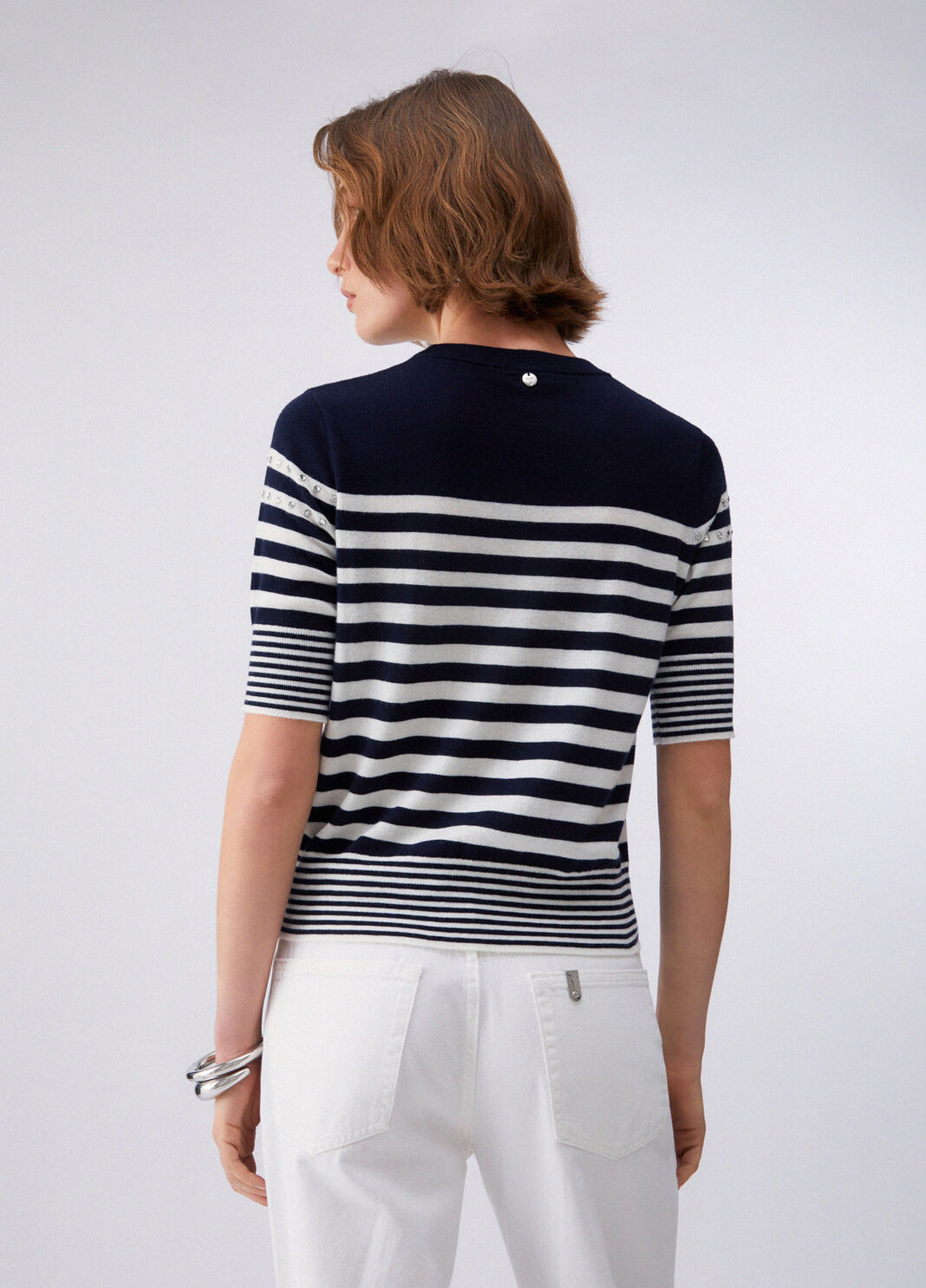 Striped jumper blue Liu Jo - large image number 1