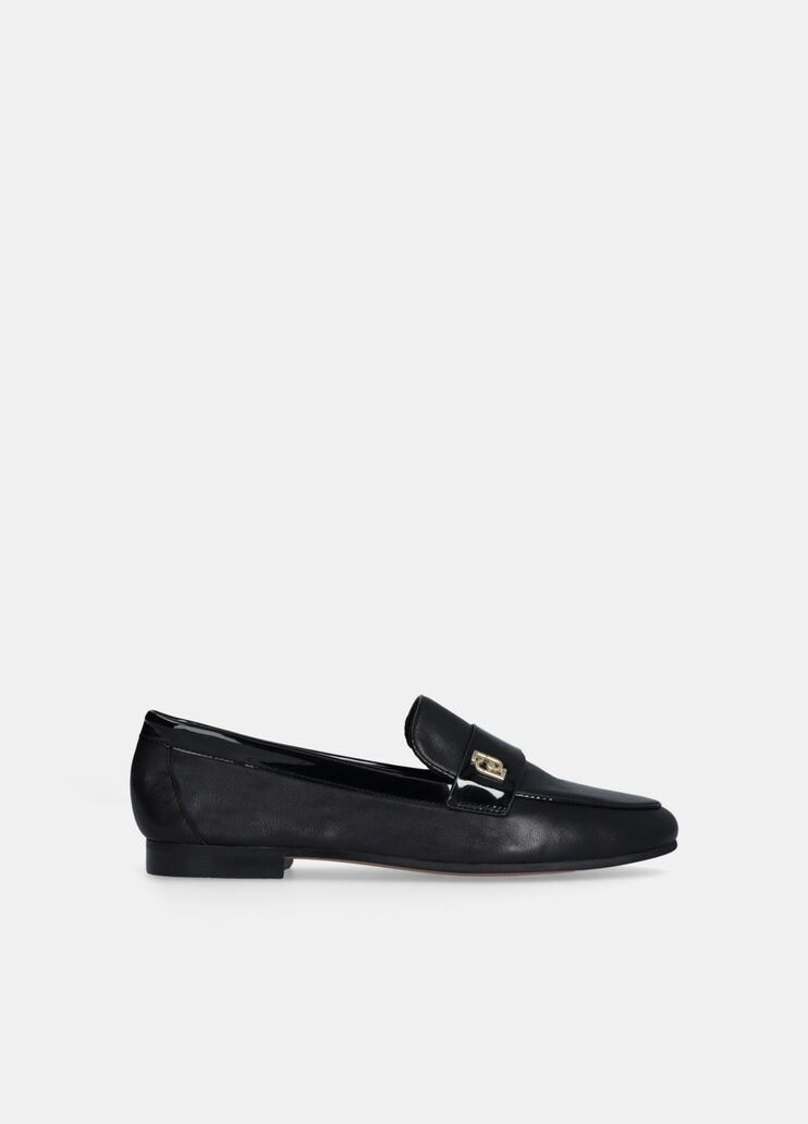 Mocassini in pelle nero Liu Jo - medium
