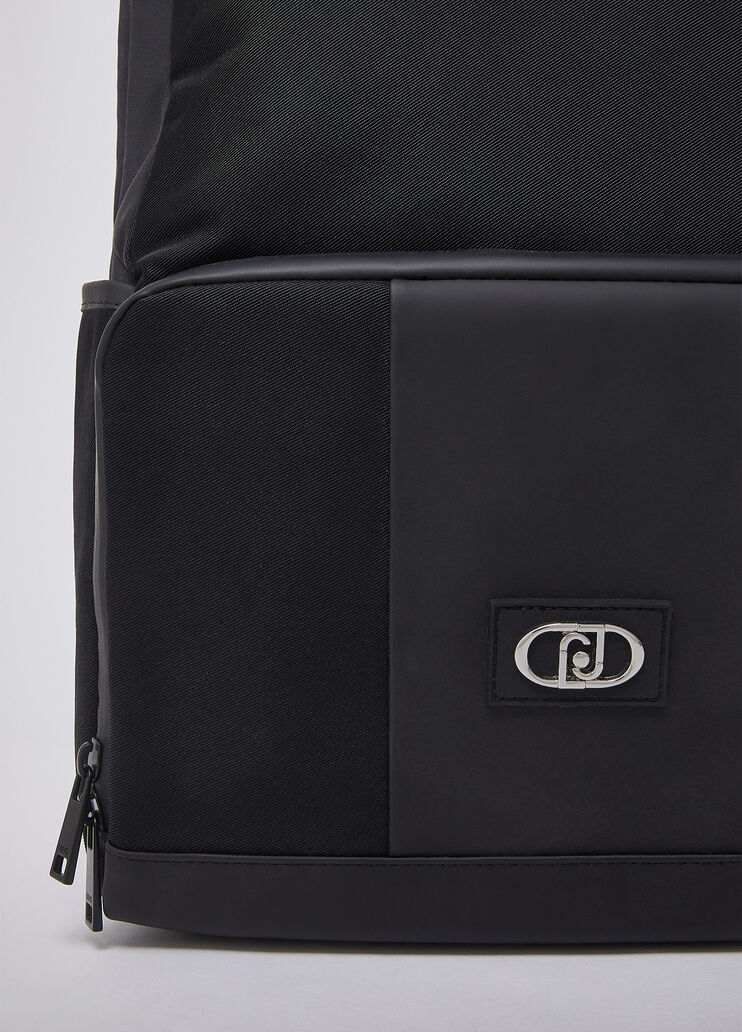 Nylon backpack black Liu Jo - medium
