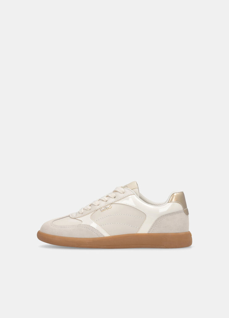 Leather sneakers milk Liu Jo - large image number 5