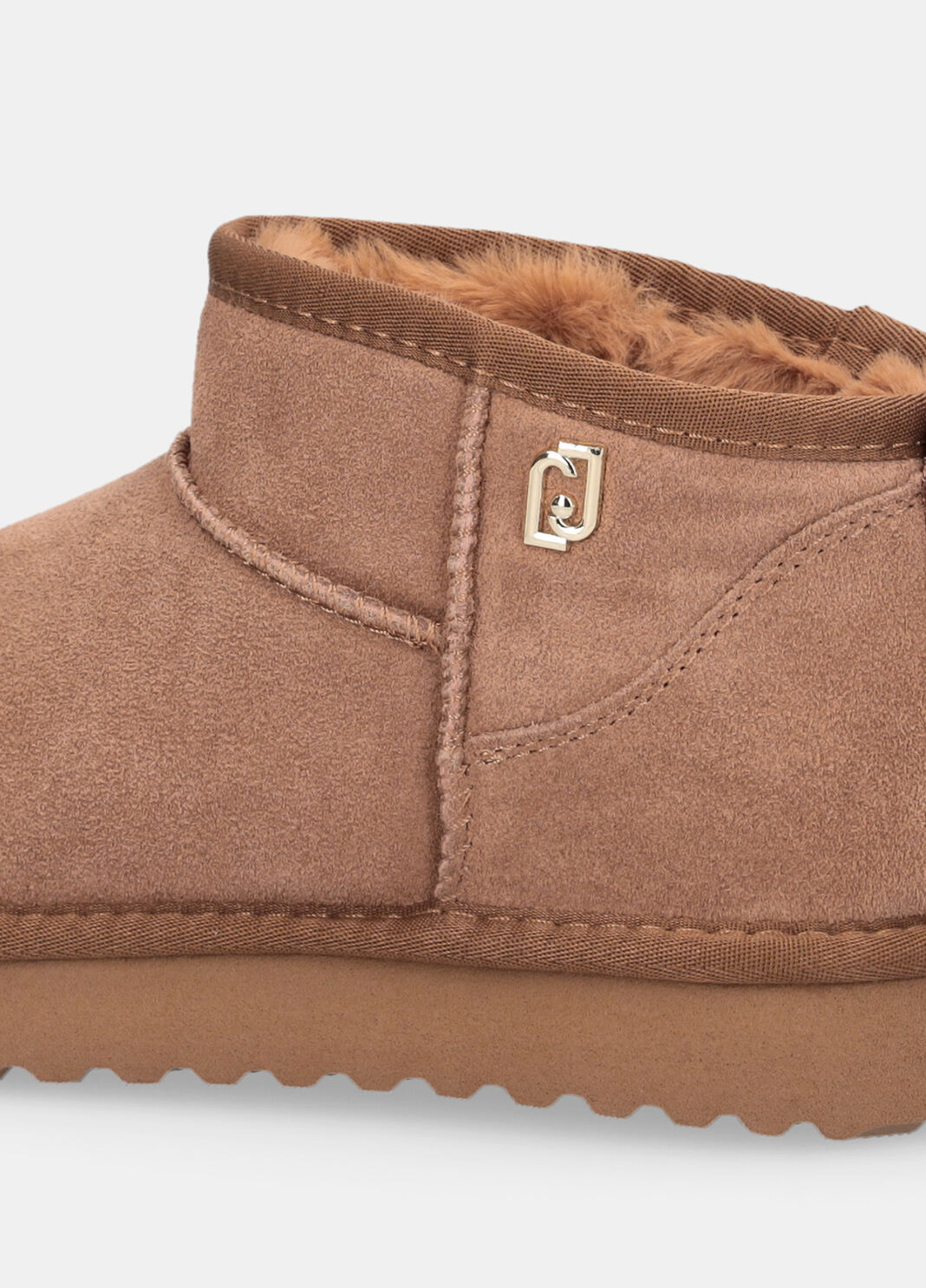 Suede ankle boots cognac Liu Jo - large image number 6