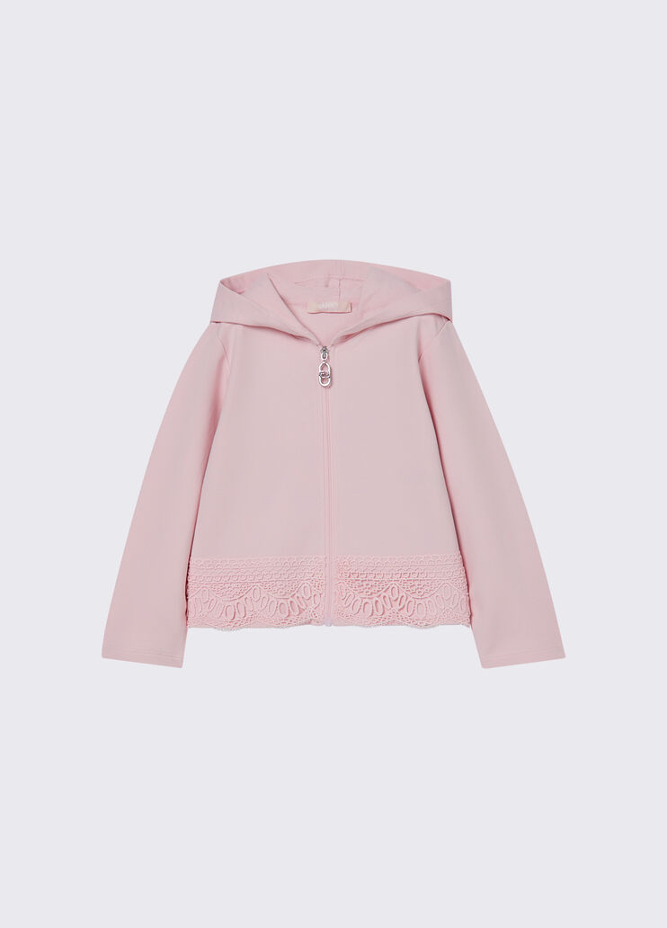 Felpa con ricamo rosa Liu Jo - medium