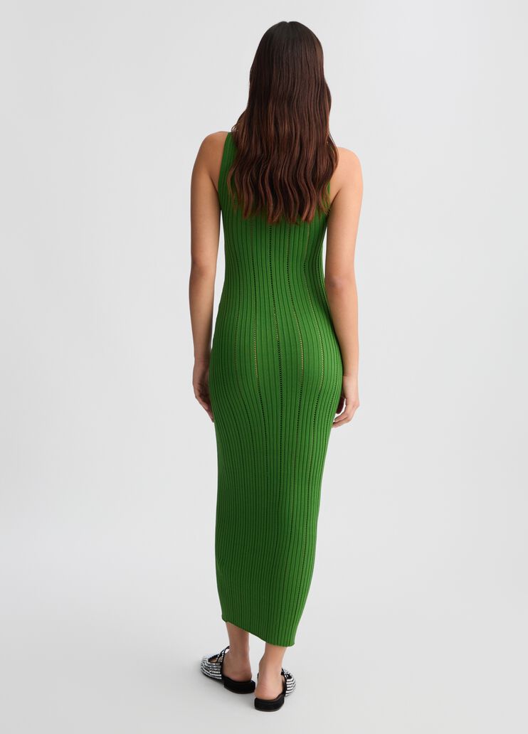 Knit sheath dress green Liu Jo - large image number 1 Knit sheath dress green Liu Jo - large image number 1