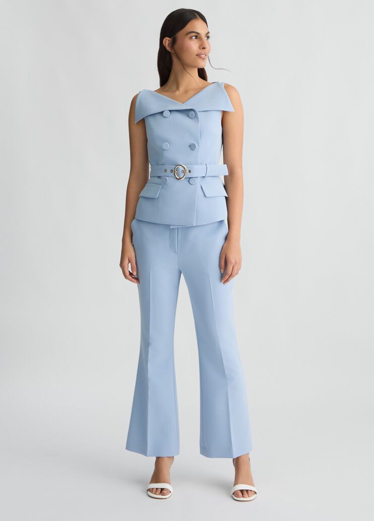 Cropped light blue trousers light blue Liu Jo - medium Cropped light blue trousers light blue Liu Jo - medium