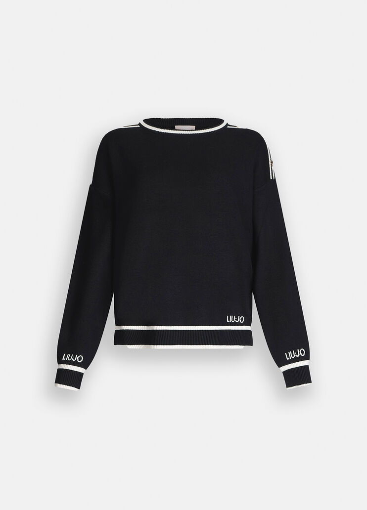 Liu Jo Better top black Liu Jo - large image number 6