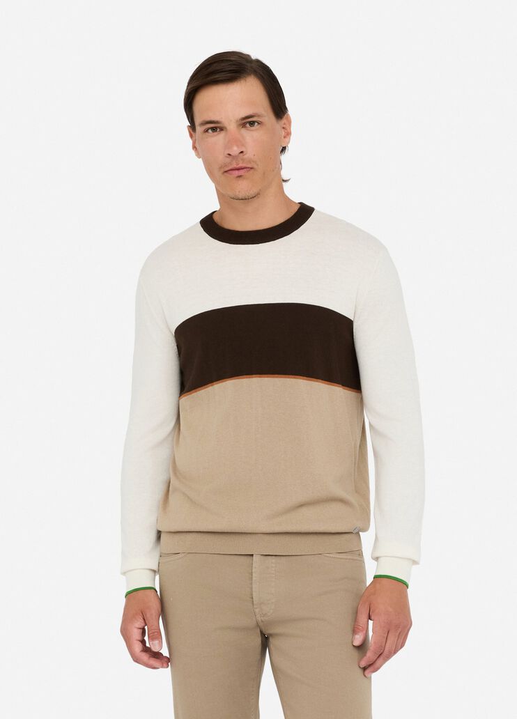 Cotton and silk jumper brown Liu Jo - medium Cotton and silk jumper brown Liu Jo - medium
