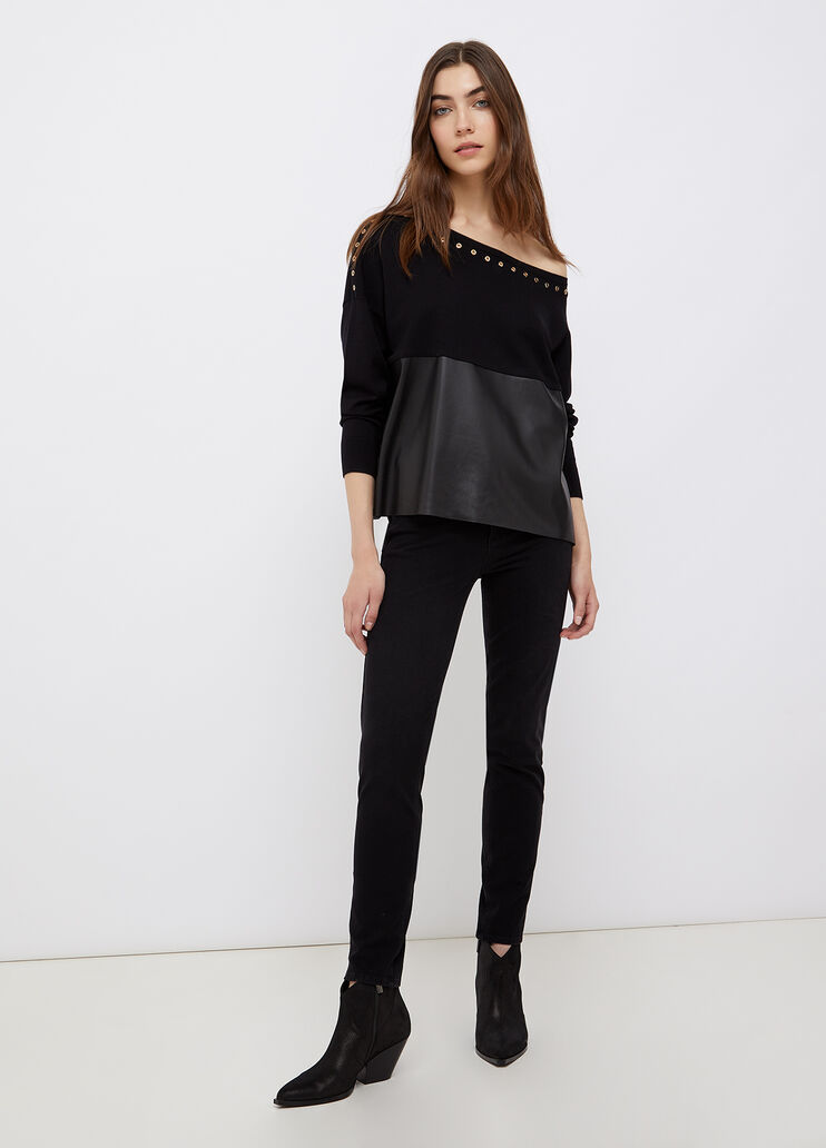 Jean skinny Amazing Fit denim noir Liu Jo - large image number 3 Jean skinny Amazing Fit denim noir Liu Jo - large image number 3