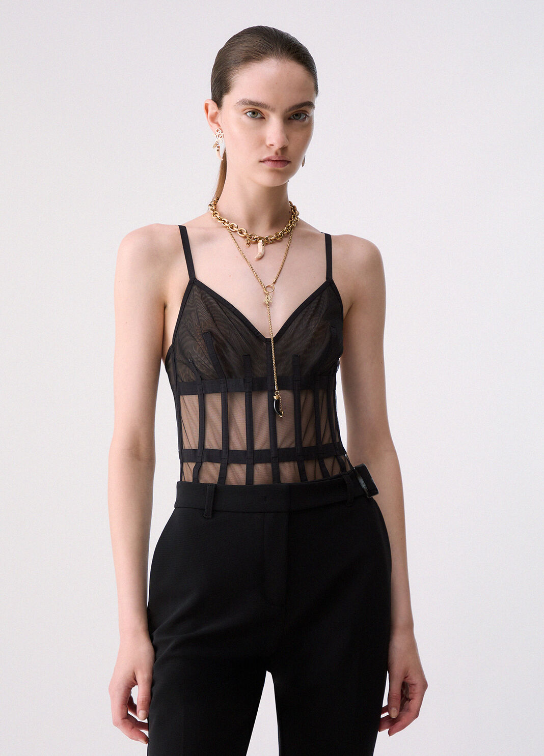 Tulle Bodysuit black Liu Jo - large image number 0