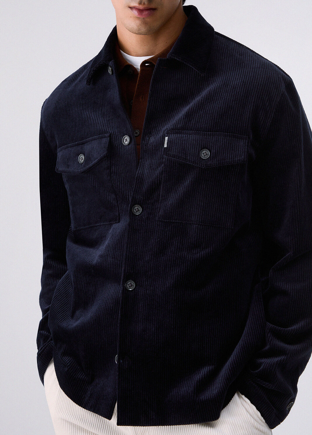Corduroy Overshirt Jacket dark blue Liu Jo - large image number 4