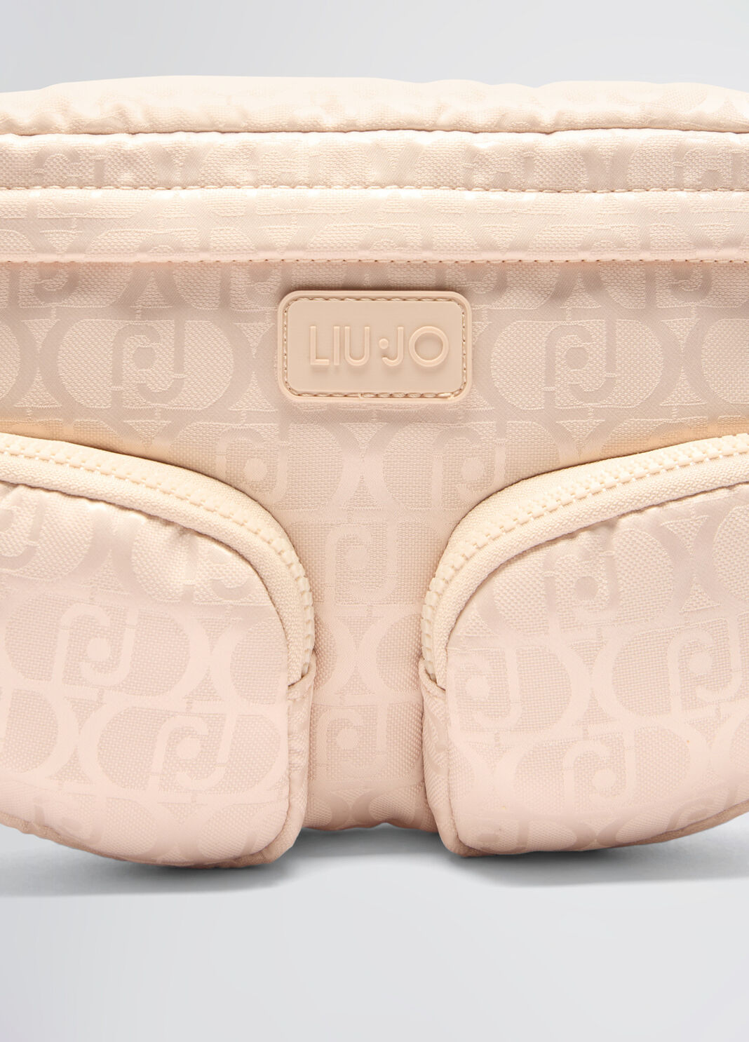 Large nylon pouch bag light gold Liu Jo - large image number 5