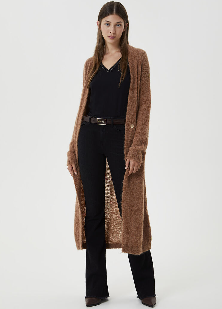 Vaqueros acampanados de talle alto Denim negro Liu Jo - large image number 3