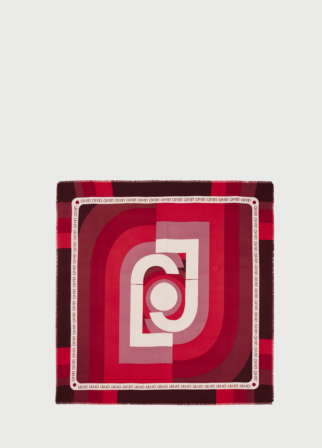 Pa&ntilde;uelo color block Burdeos Liu Jo - large image number 0