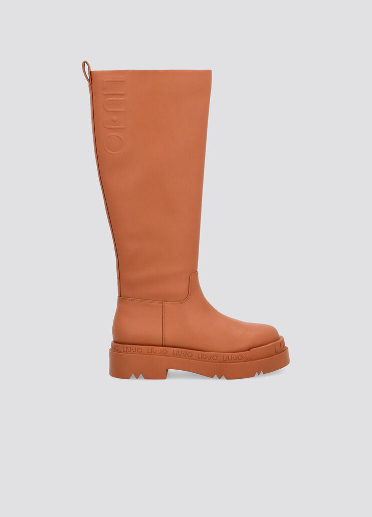 Botas altas con plataforma coñac Liu Jo - large image number 0 Botas altas con plataforma coñac Liu Jo - large image number 0