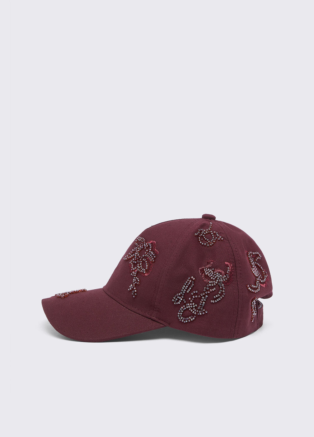 Embroidered Baseball Cap aubergine Liu Jo - large image number 3