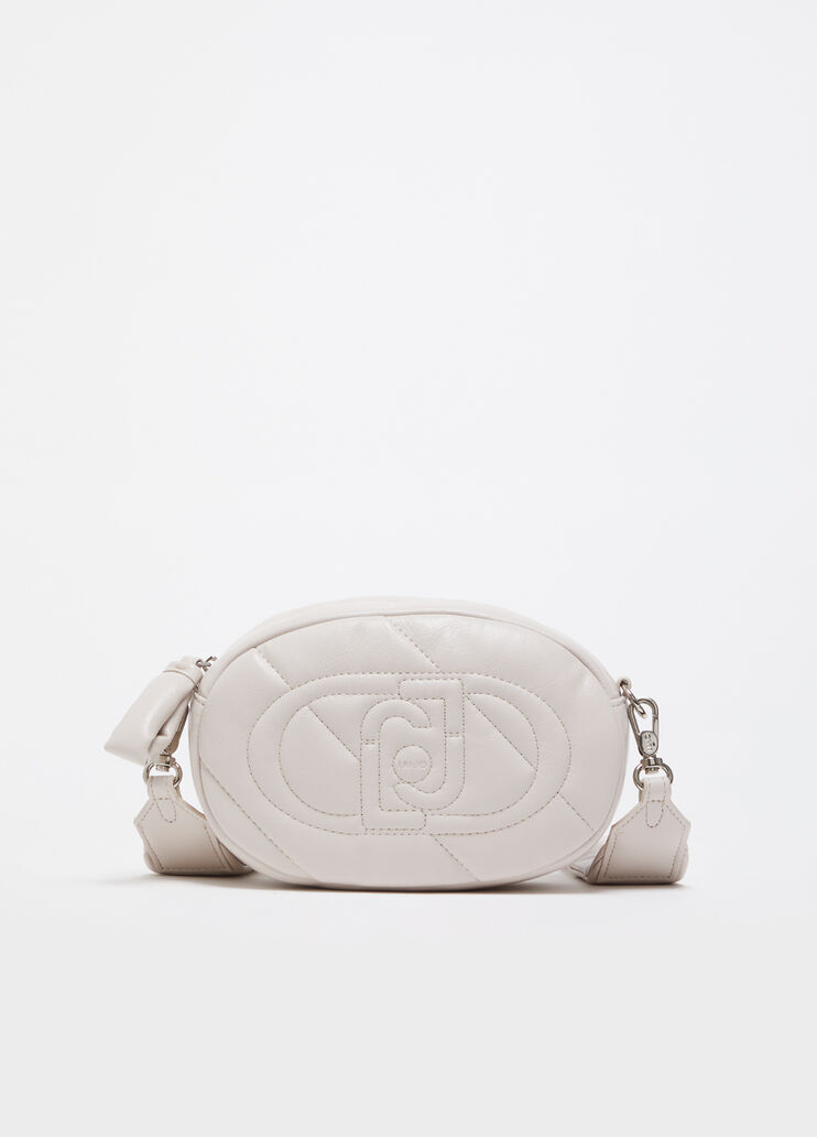 Medium glossy quilted crossbody bag beige Liu Jo - medium Medium glossy quilted crossbody bag beige Liu Jo - medium