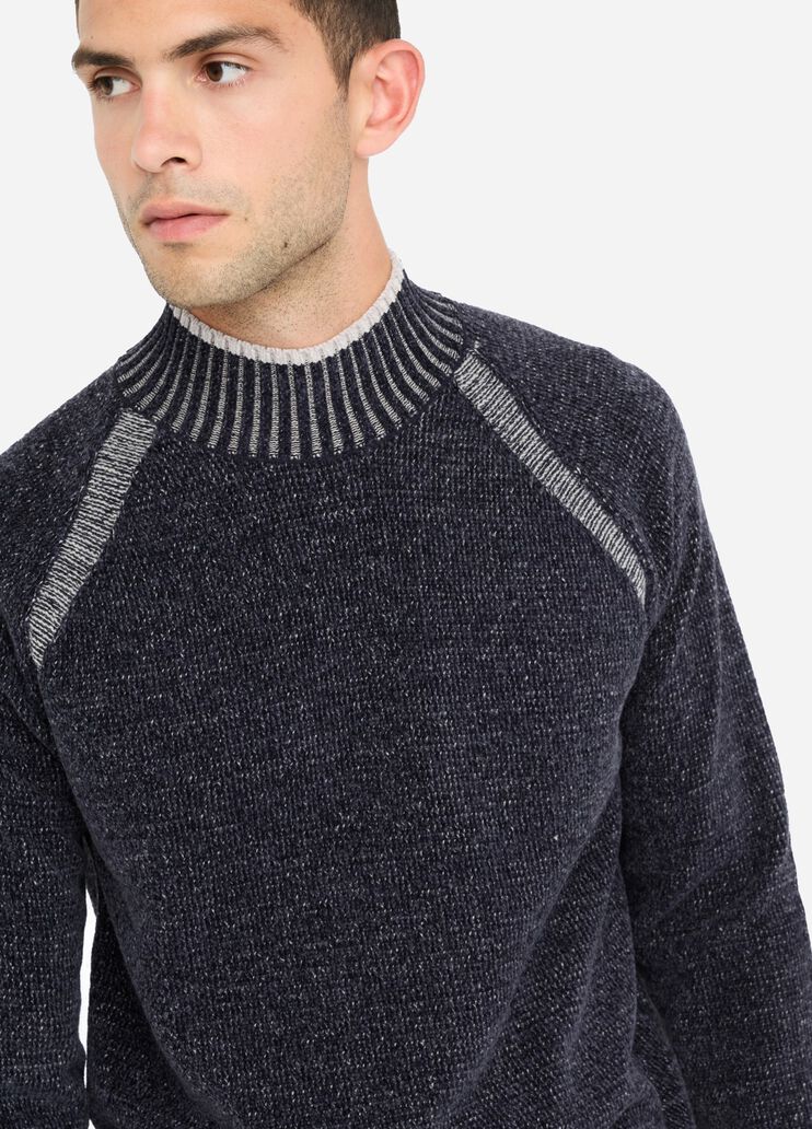 Chenille sweater dark blue Liu Jo - large image number 4