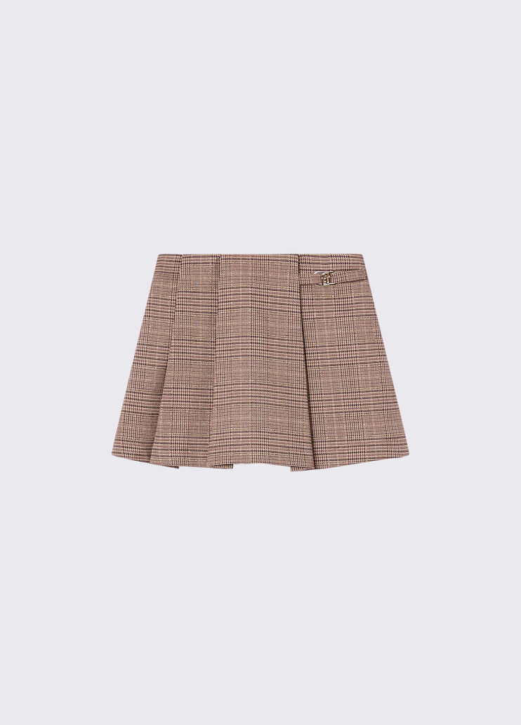 Prince of Wales Mini Skirt beige Liu Jo - medium
