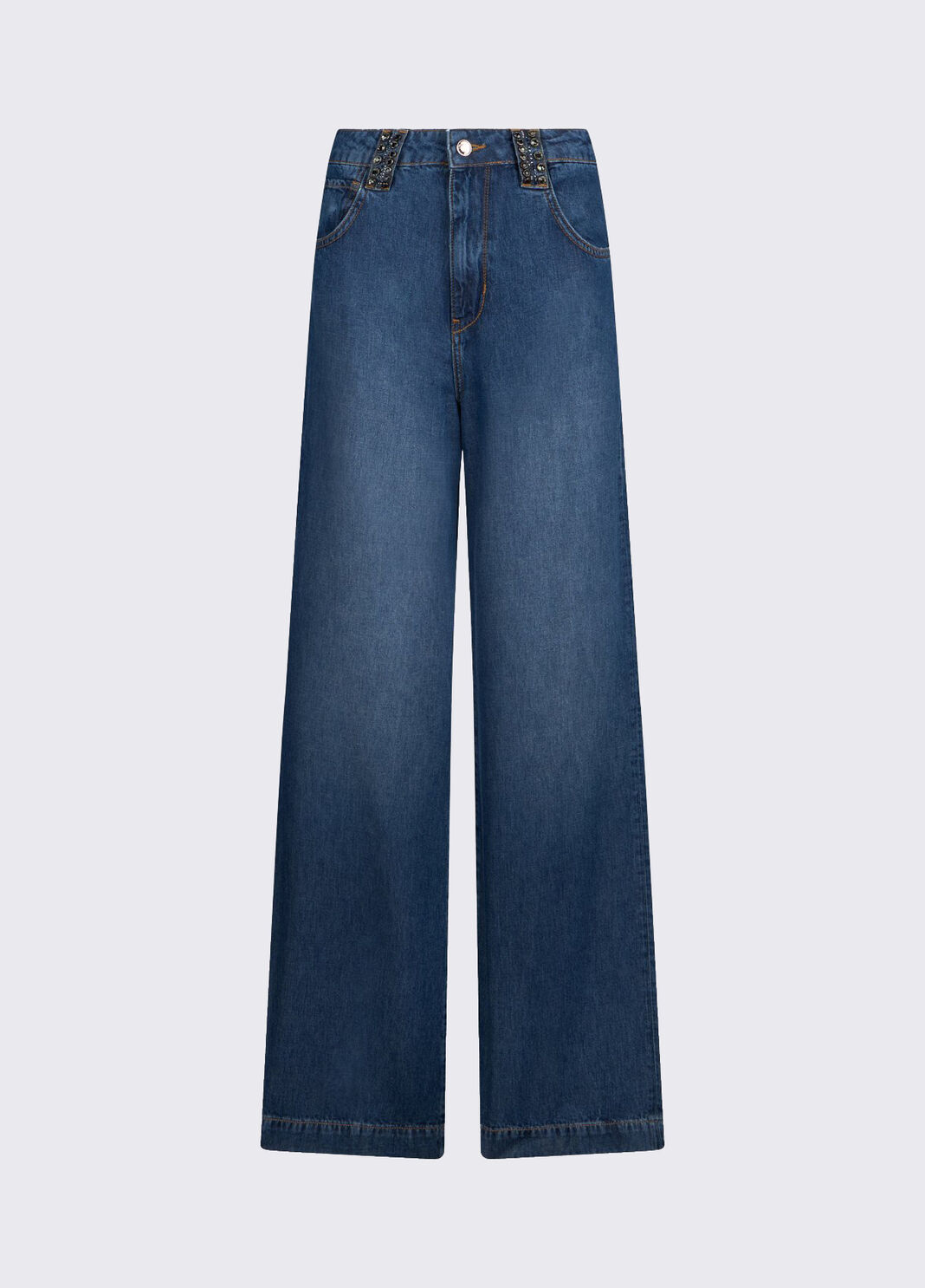 Flare-Jeans mit hohem Bund Denimblau Liu Jo - large image number 6