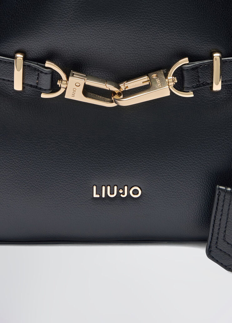 Black handbag with charm black Liu Jo - large image number 4 Black handbag with charm black Liu Jo - large image number 4