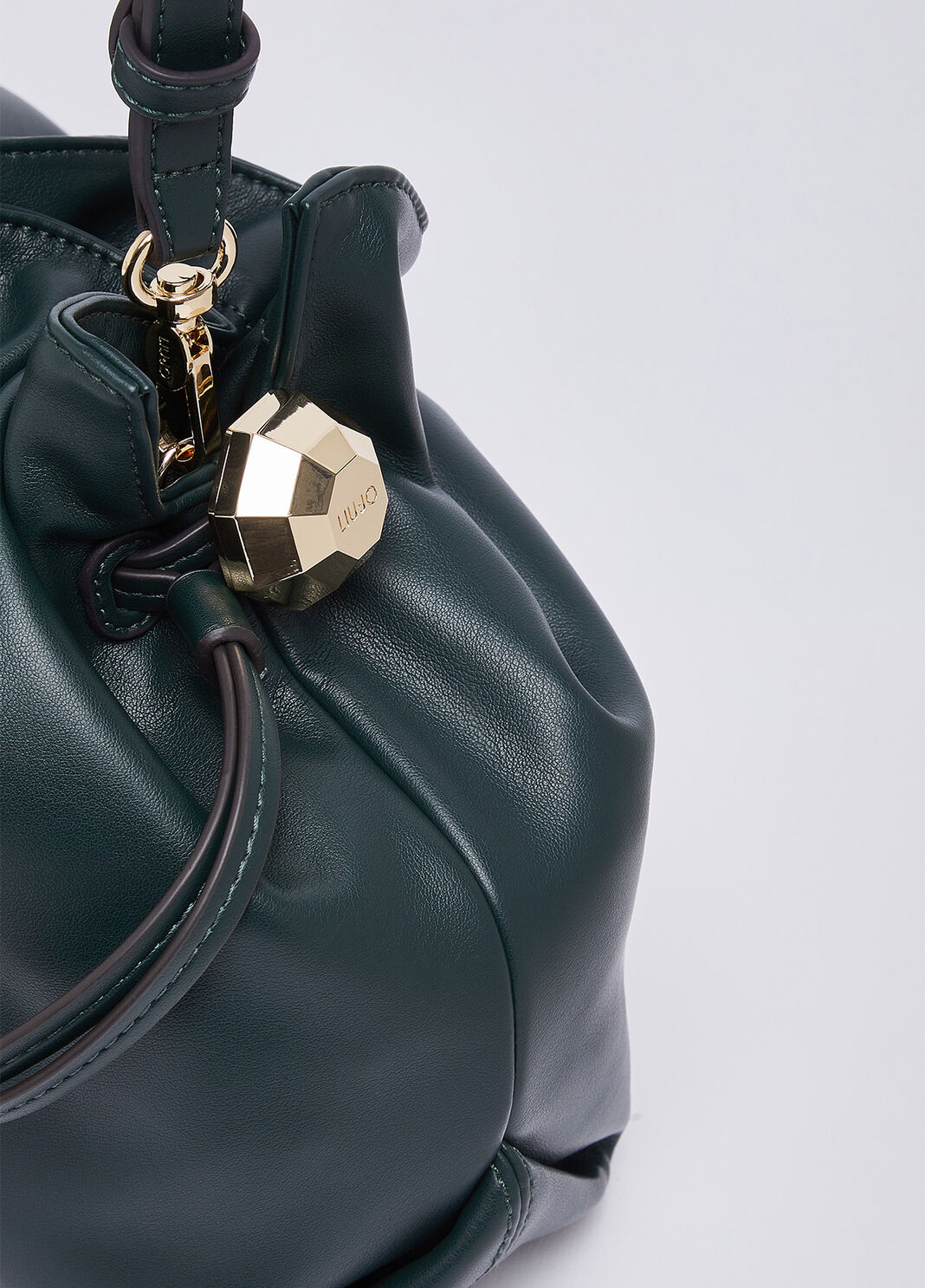 Bolso de hombro Riccy mediano verde oscuro Liu Jo - large image number 5
