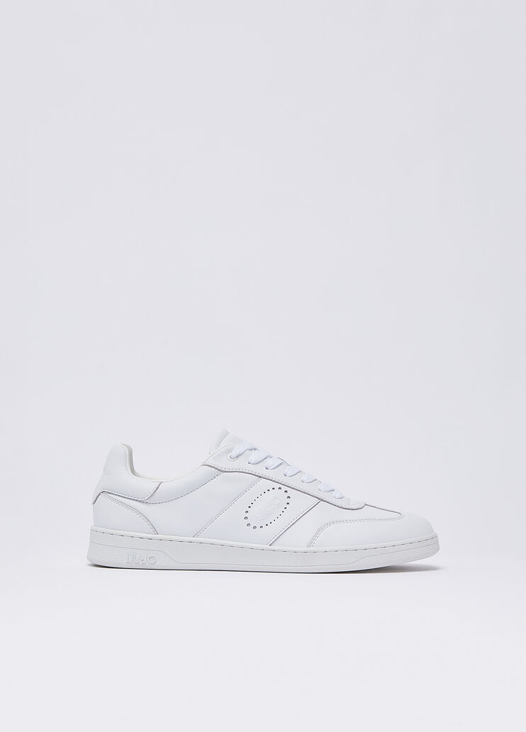 Men's leather sneakers white Liu Jo - medium