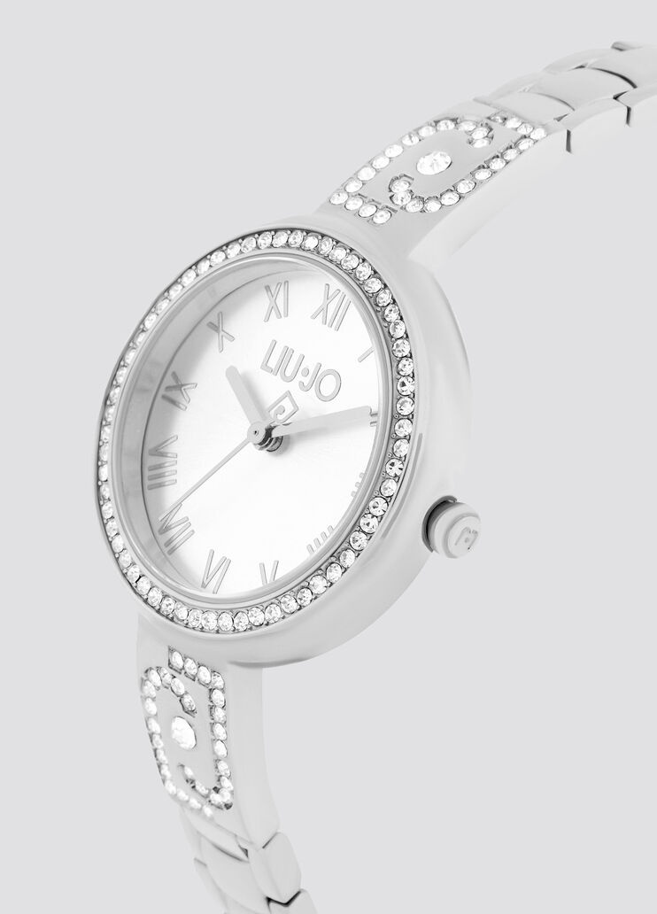 Стальные наручные часы со стразами cеребристый цвет Liu Jo - large image number 1