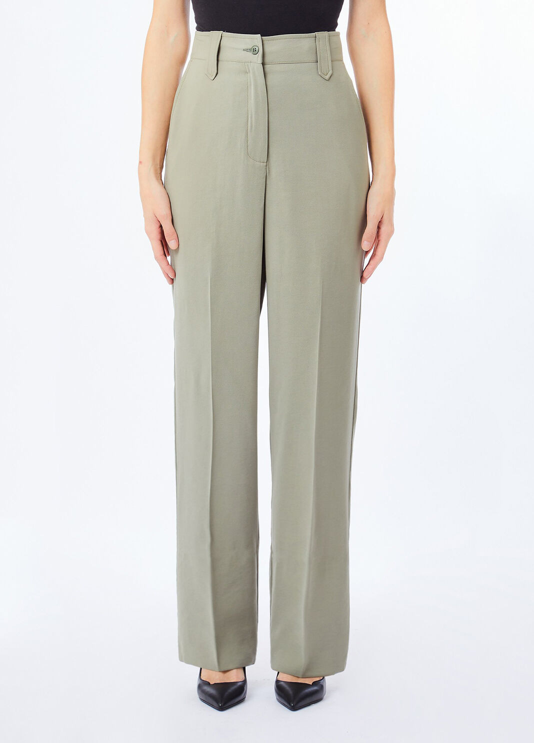 Gerade Hose aus Gabardine Spargel Liu Jo - large image number 0
