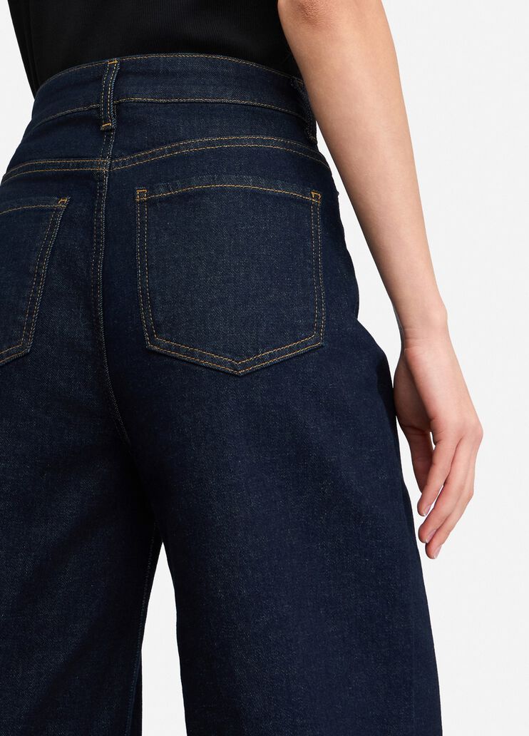 Flared cotton jeans dark denim Liu Jo - large image number 4 Flared cotton jeans dark denim Liu Jo - large image number 4