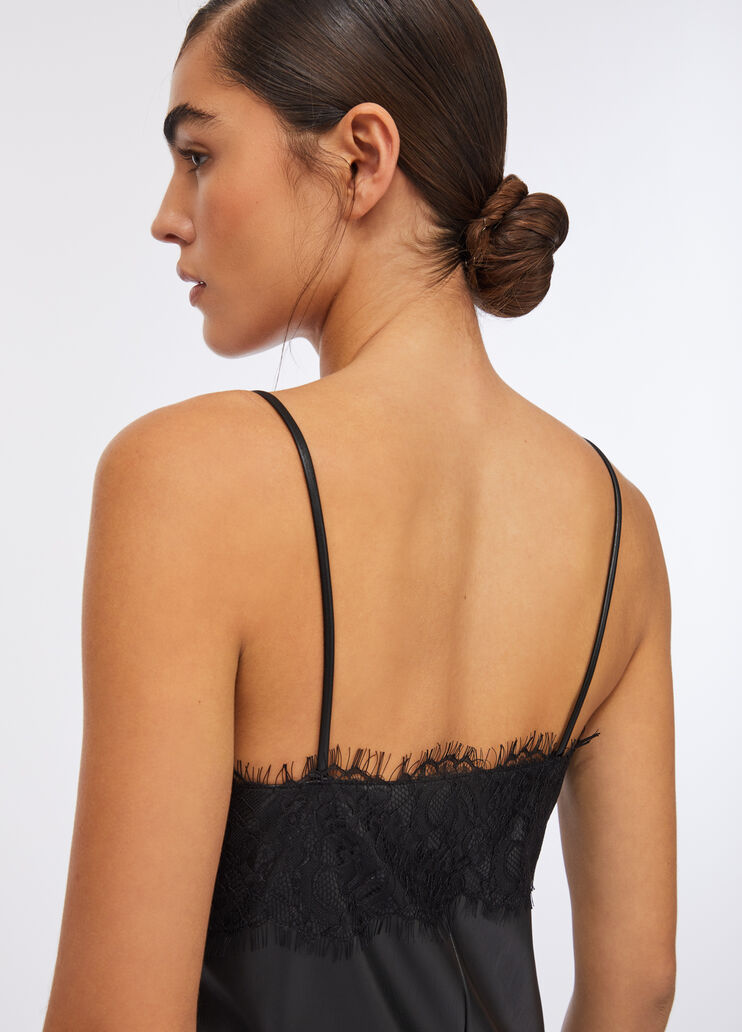 Dress with lace black Liu Jo - large image number 3 Dress with lace black Liu Jo - large image number 3
