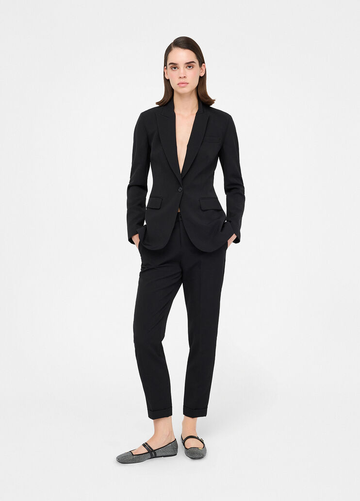 Trousers with turn-ups black Liu Jo - medium Trousers with turn-ups black Liu Jo - medium