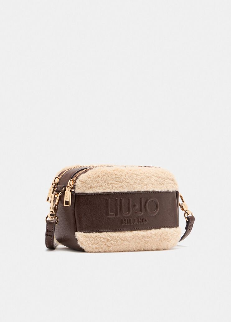 Small teddy crossbody bag dark brown Liu Jo - large image number 2 Small teddy crossbody bag dark brown Liu Jo - large image number 2