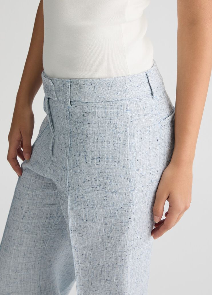 High-rise flared trousers light blue Liu Jo - large image number 3 High-rise flared trousers light blue Liu Jo - large image number 3