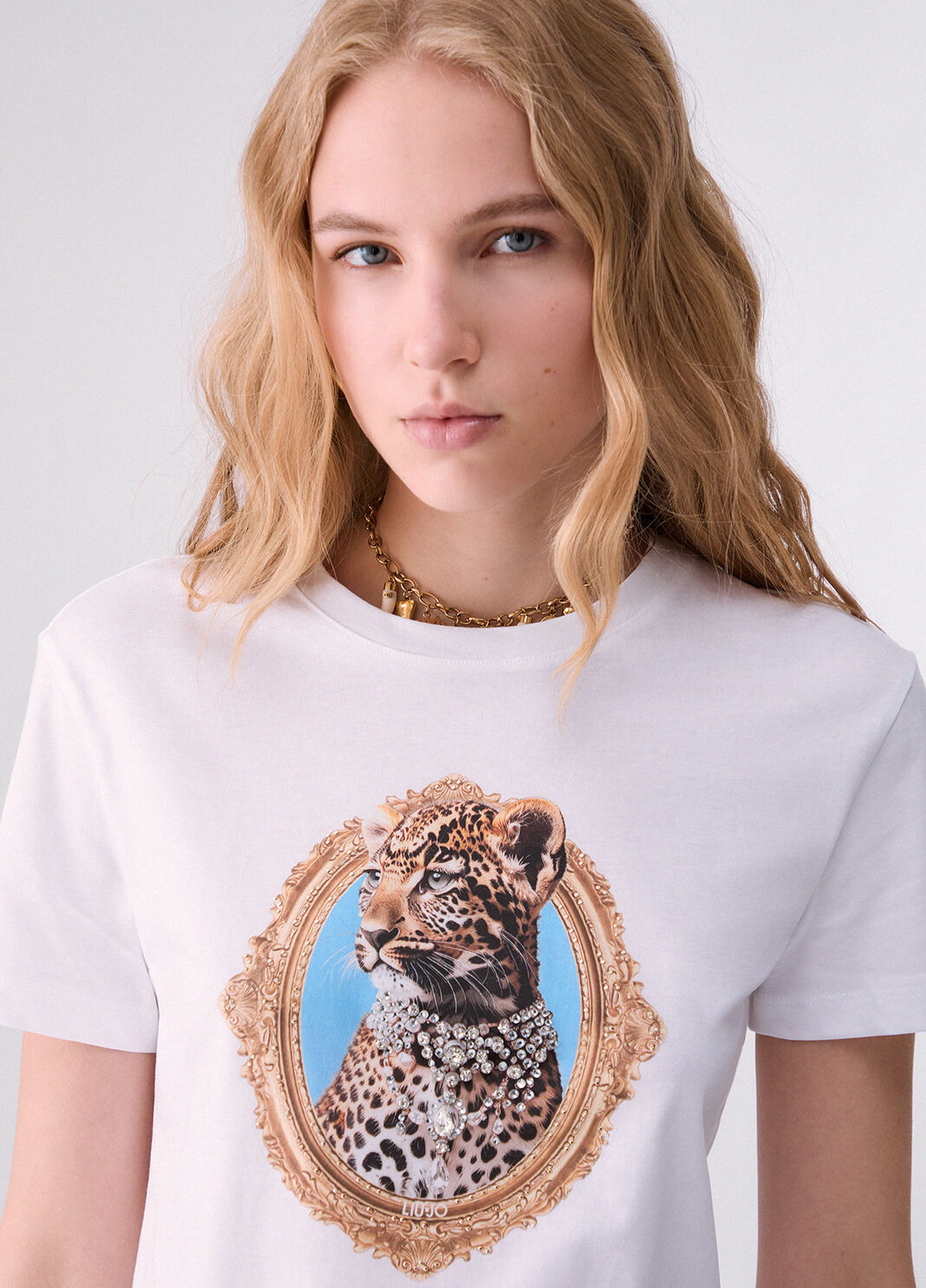 Printed T-shirt leopard Liu Jo - large image number 4
