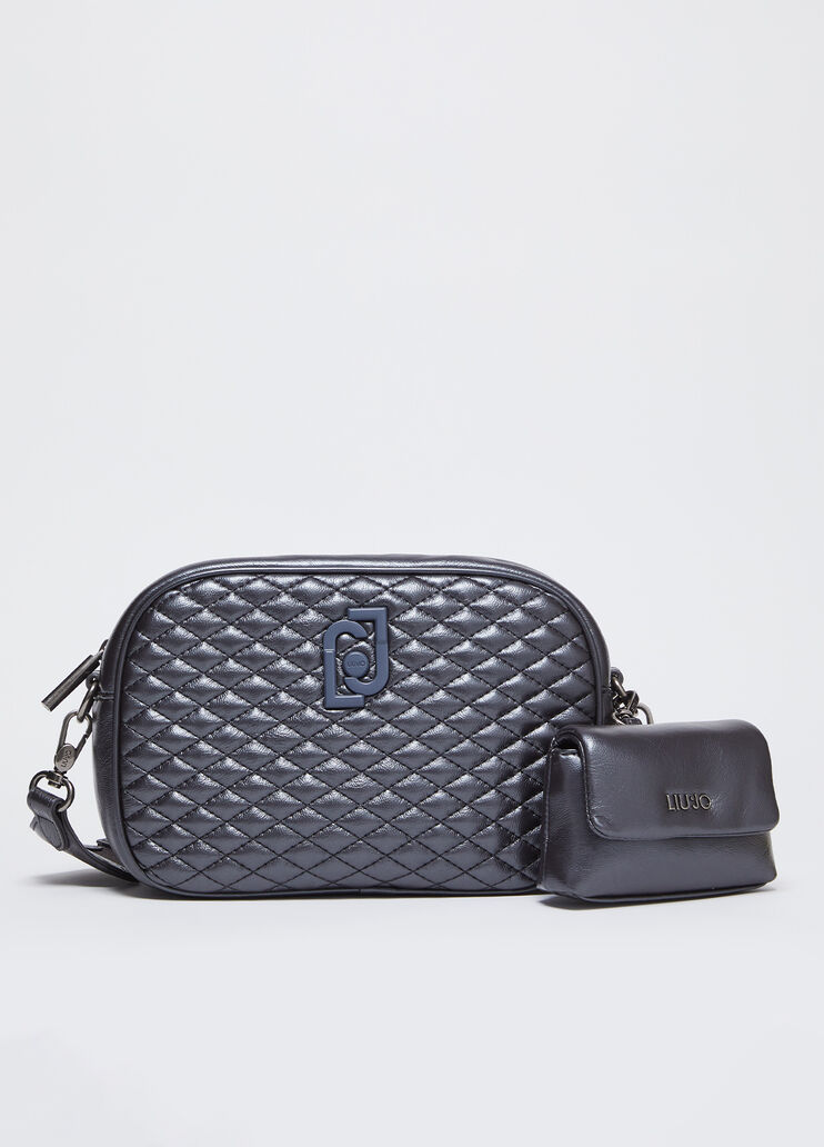 Sac à bandoulière format moyen matelassé gris Liu Jo - medium Sac à bandoulière format moyen matelassé gris Liu Jo - medium