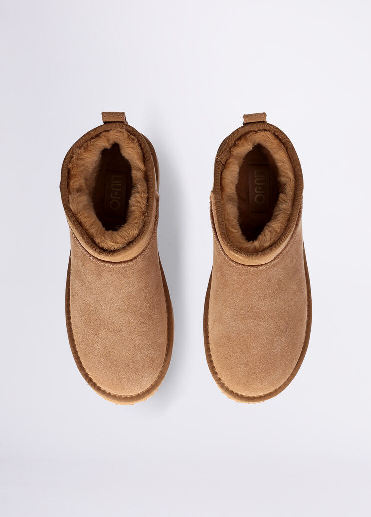 Warm platform ankle boots beige Liu Jo - large image number 3 Warm platform ankle boots beige Liu Jo - large image number 3