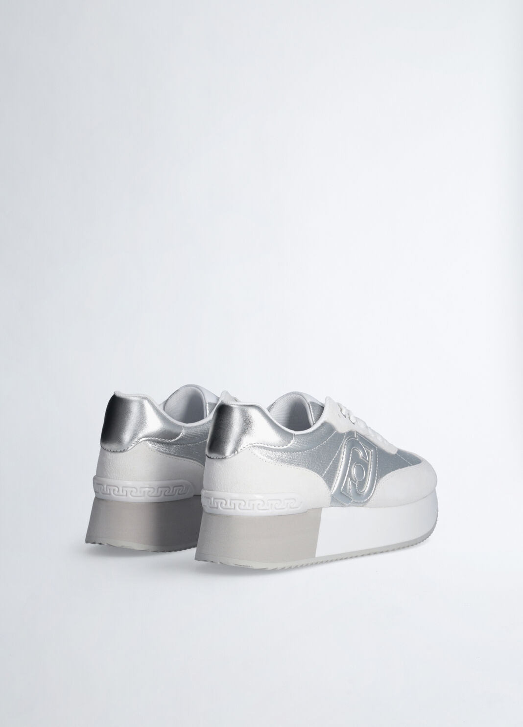 Zapatillas de denim efecto laminado plata Liu Jo - large image number 3