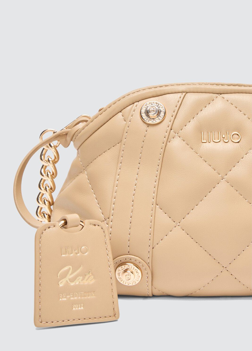 Pochette matelass&eacute;e camel Liu Jo - large image number 8