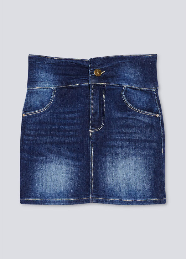 Minirock aus Jeans Denimblau Liu Jo - large image number 0