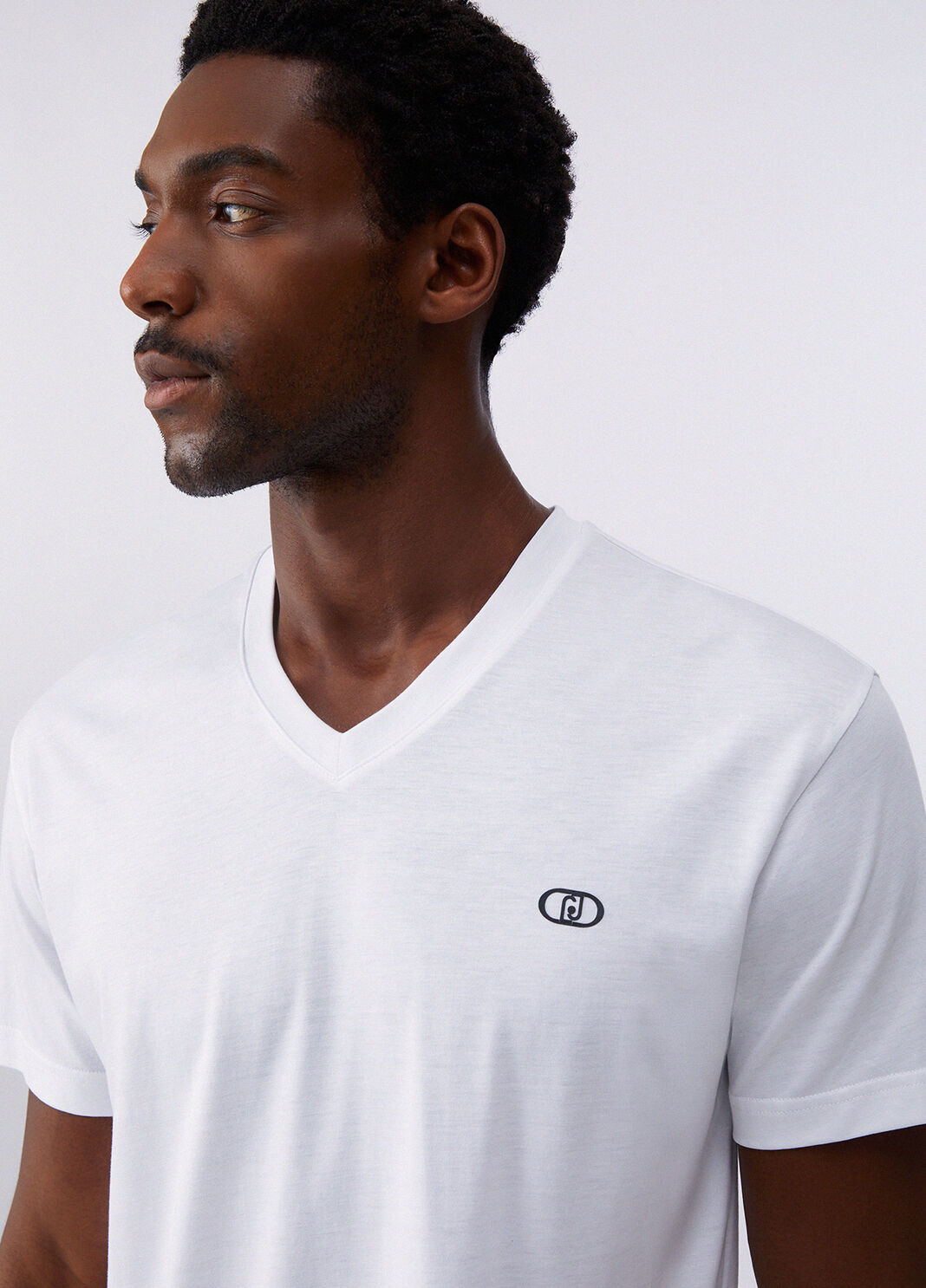 V-neck T-shirt white Liu Jo - large image number 4