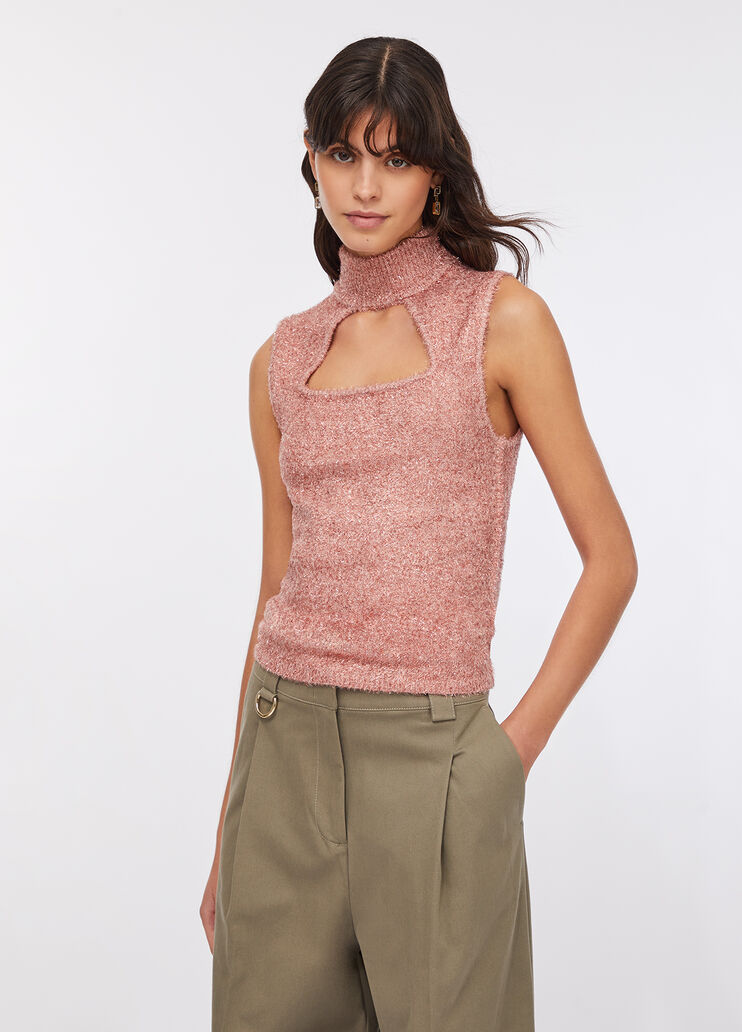 Top avec découpes camel Liu Jo - large image number 0