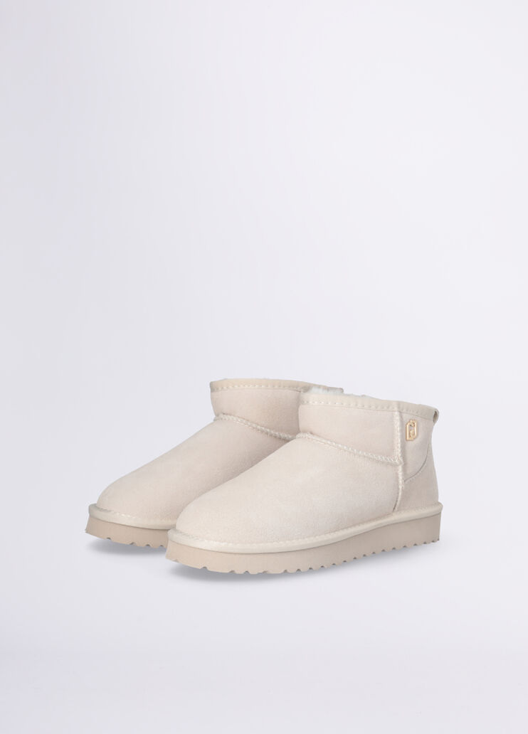 Suede ankle boots cream Liu Jo - medium Suede ankle boots cream Liu Jo - medium