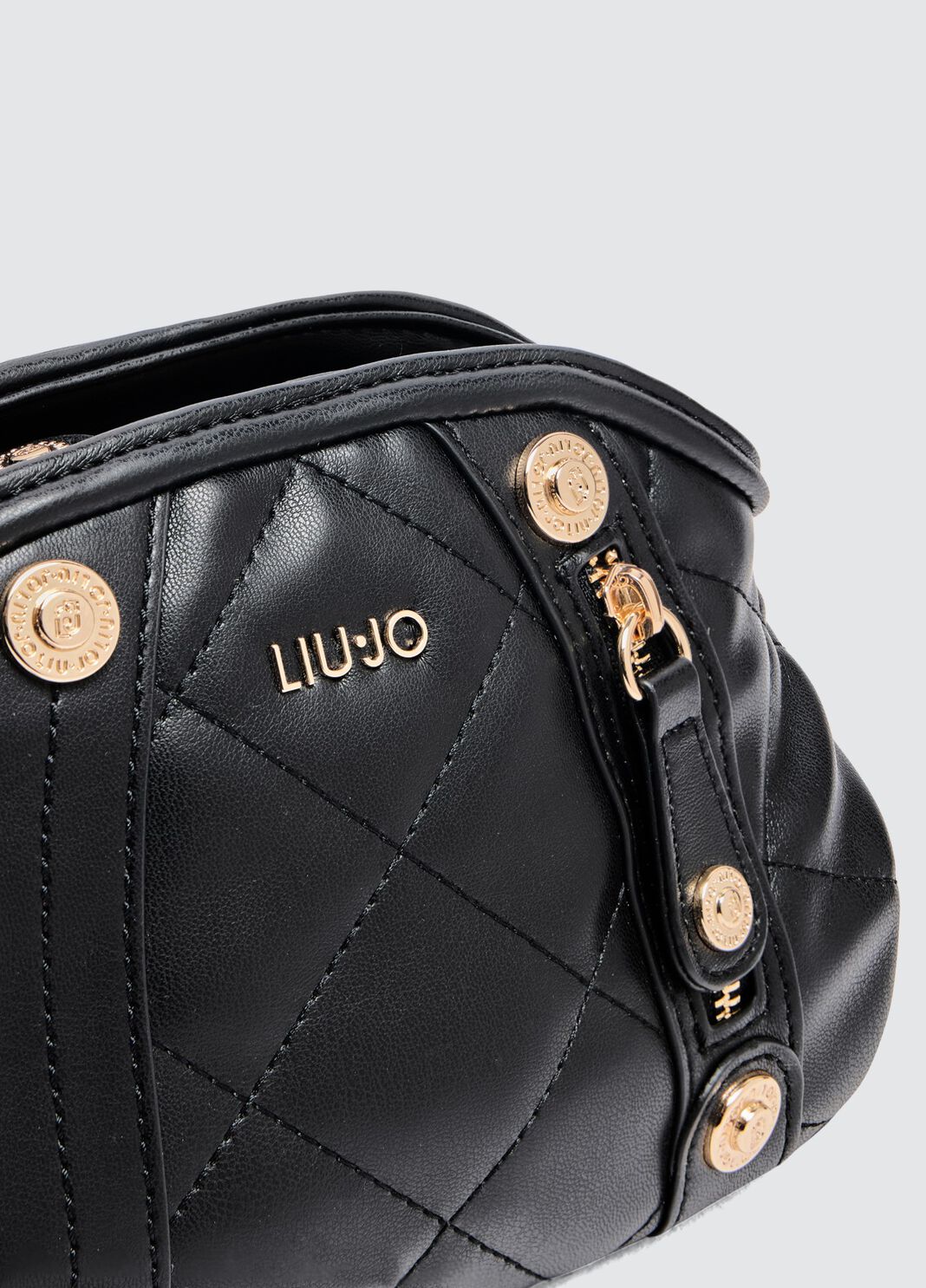Pochette matelass&eacute;e noir Liu Jo - large image number 5