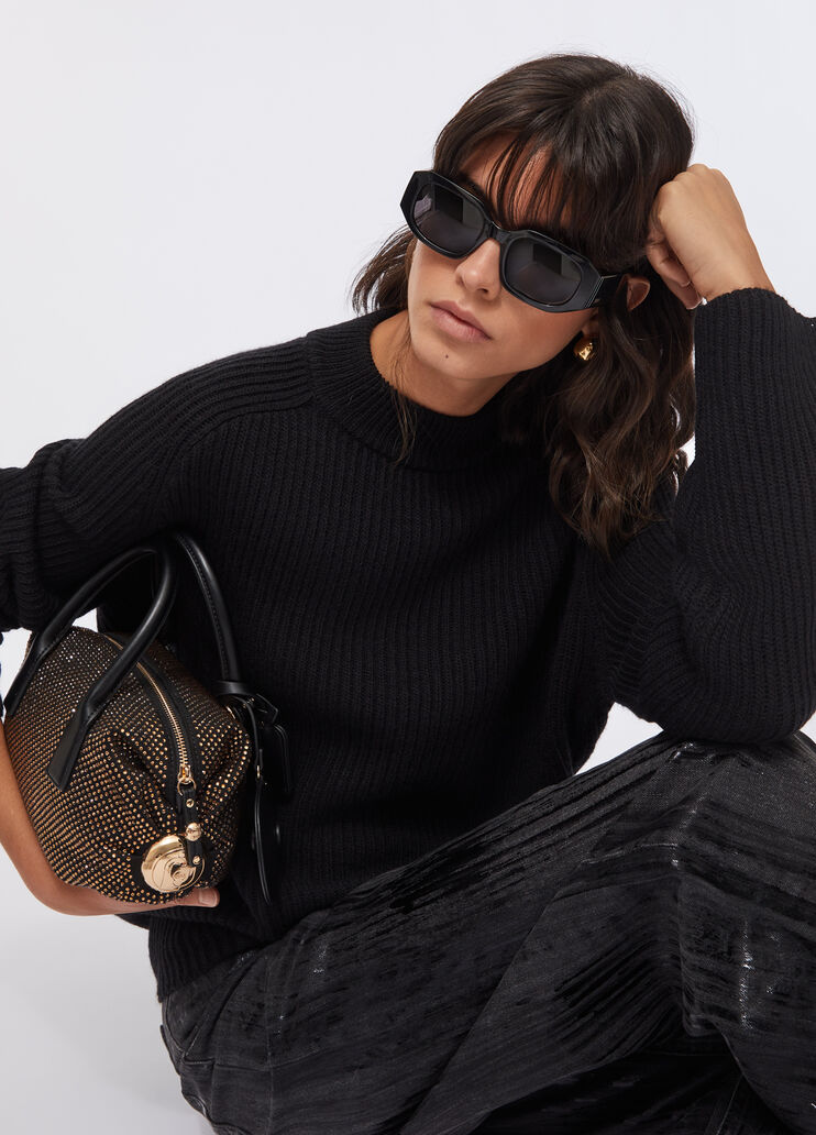 Wool sweater black Liu Jo - large image number 2