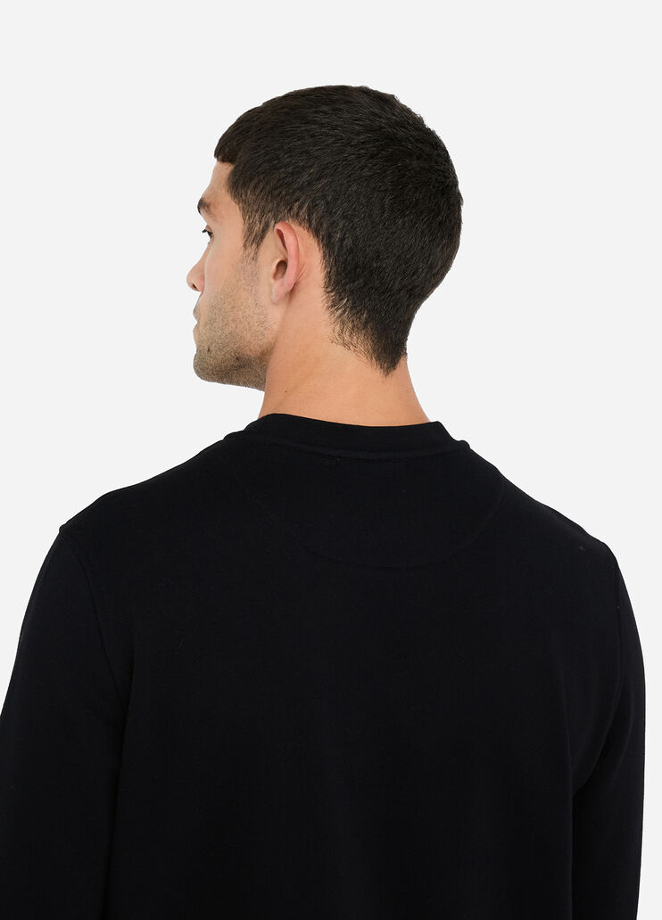 Sweat-shirt avec logo noir Liu Jo - large image number 3